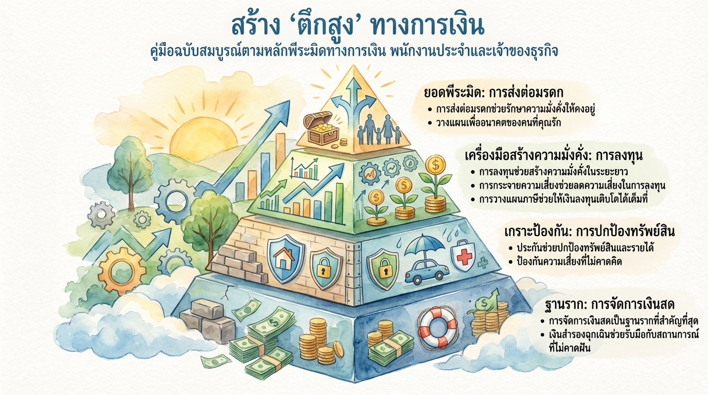 สร้าง ‘ตึกสูง’ ทางการเงิน: คู่มือพีระมิดทางการเงิน ฉบับสมบูรณ์