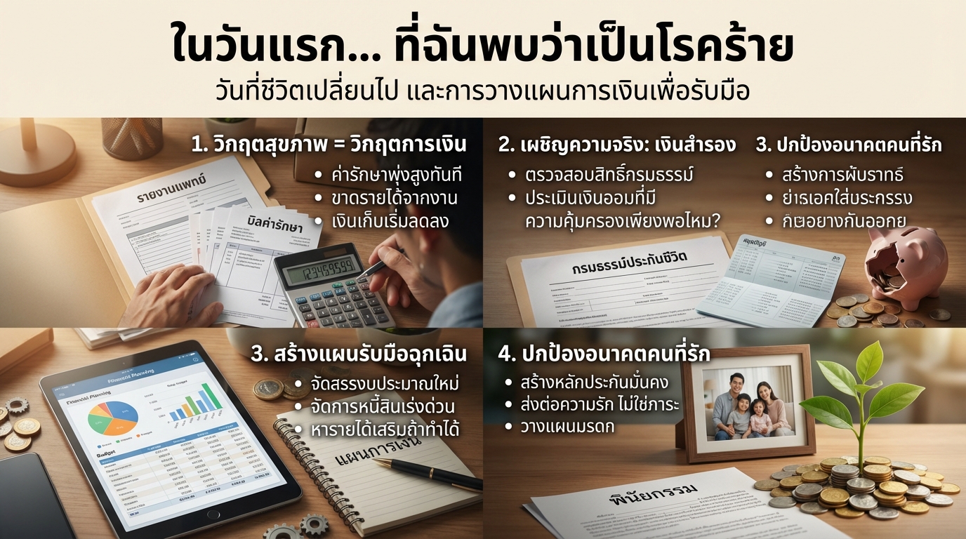 ในวันแรก… ที่ฉันพบว่าเป็นโรคร้าย: จุดเปลี่ยนชีวิตและแรงบันดาลใจ