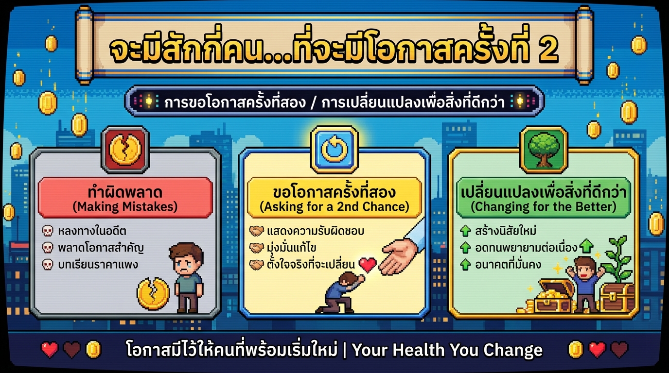 จะมีสักกี่คน…ที่จะมีโอกาสครั้งที่ 2 | Your Health You Change