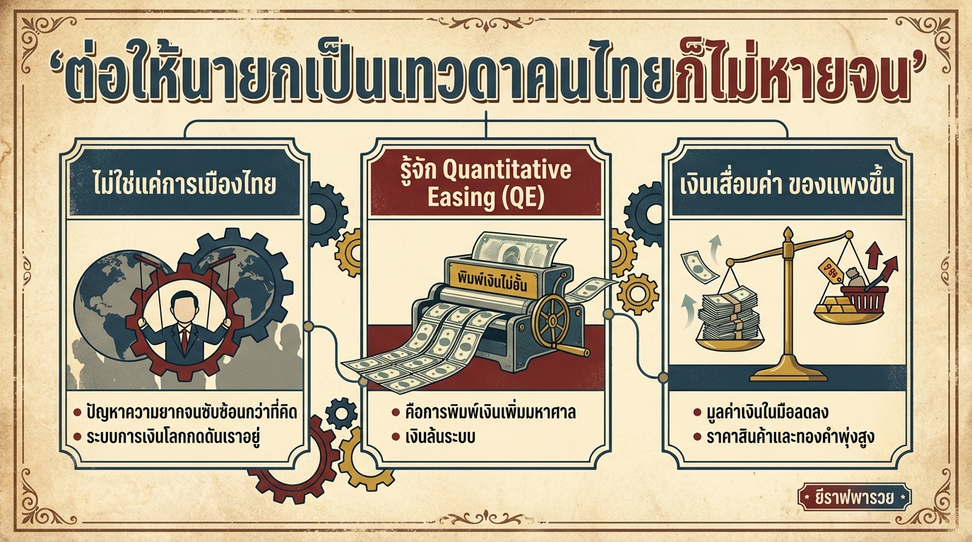 ต่อให้นายกฯ เทวดาก็ช่วยไม่ได้? ไขความลับความจนคนไทย #ยีราฟพารวย