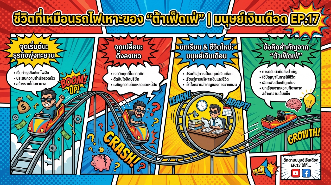 ชีวิตที่เหมือนรถไฟเหาะของ “ต้าเฟ็ดเฟ่” | มนุษย์เงินเดือด EP.17