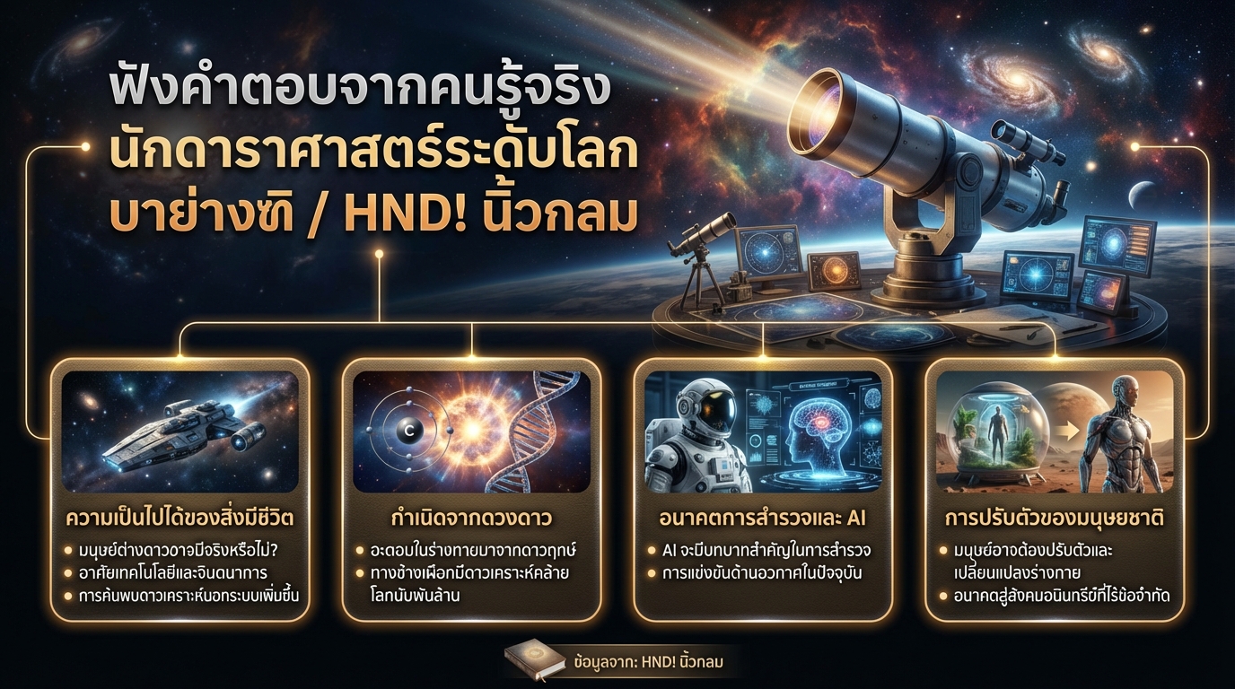 ฟังคำตอบจากนักดาราศาสตร์ระดับโลก: มนุษย์ต่างดาวมีจริงไหม? | การเงิน