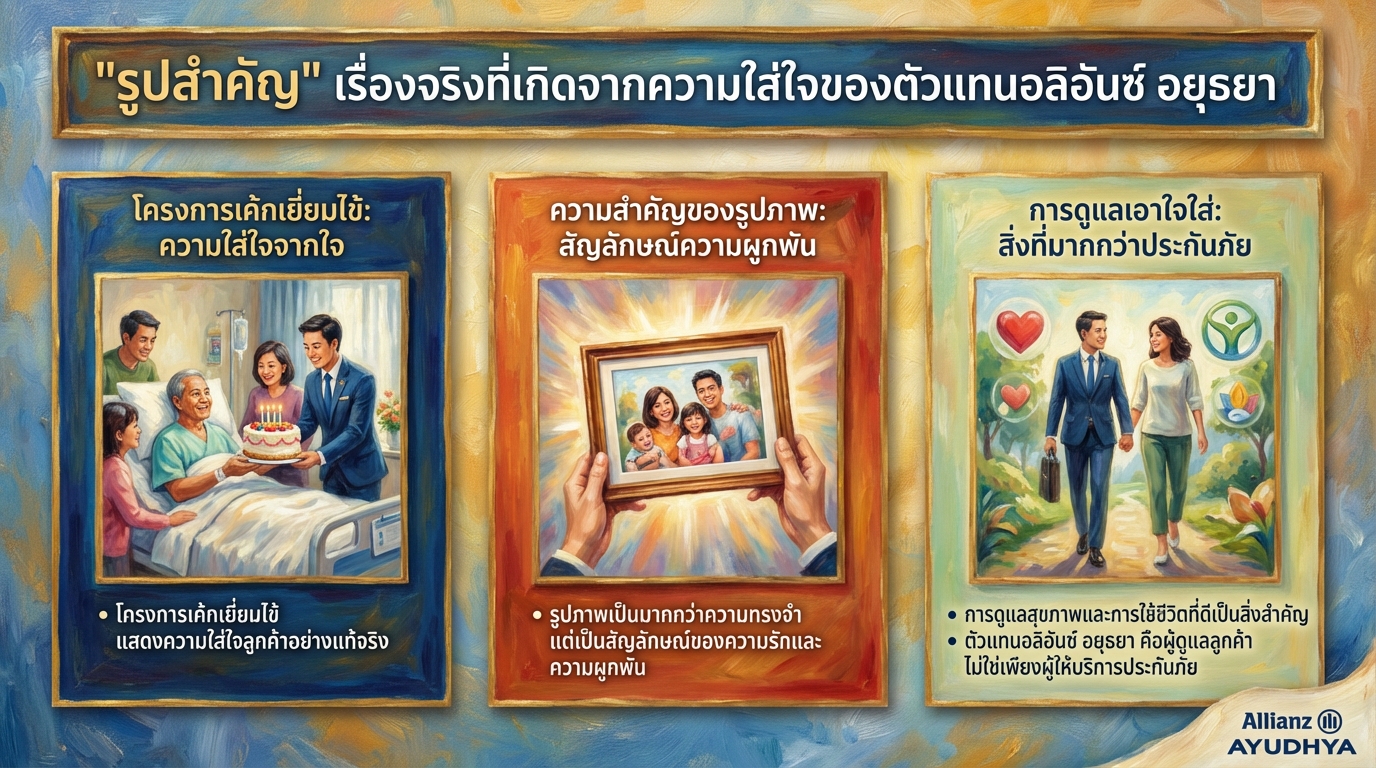 “รูปสำคัญ” เรื่องจริงจากอลิอันซ์ อยุธยา: ความใส่ใจที่มากกว่าประกัน