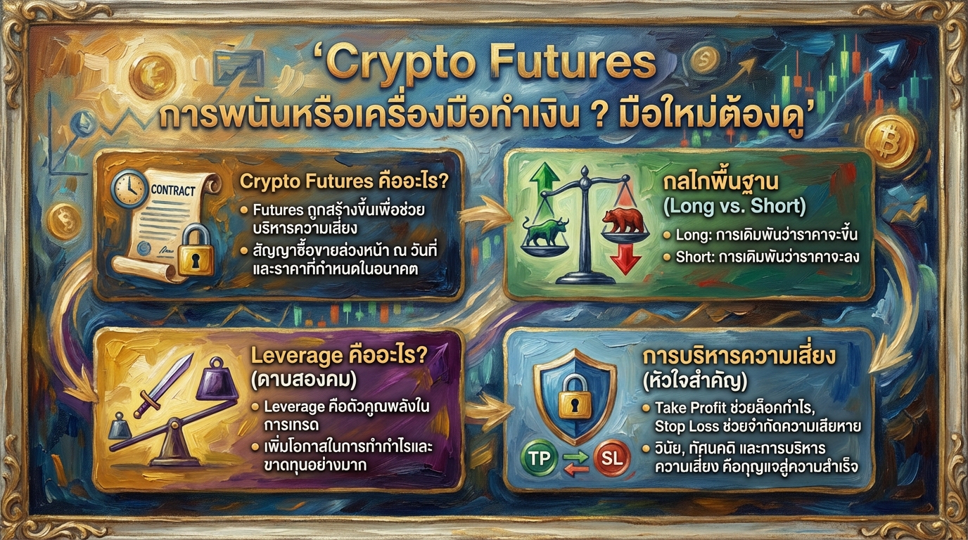 Crypto Futures: การพนันหรือเครื่องมือทำเงิน? คู่มือฉบับสมบูรณ์สำหรับมือใหม่