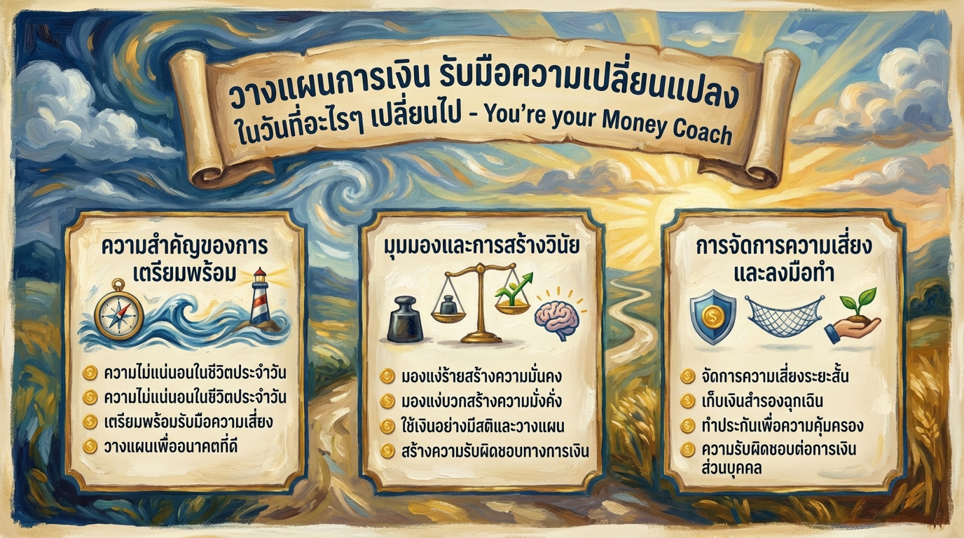 วางแผนการเงิน รับมือความเปลี่ยนแปลง: อนาคตทางการเงินที่มั่นคง