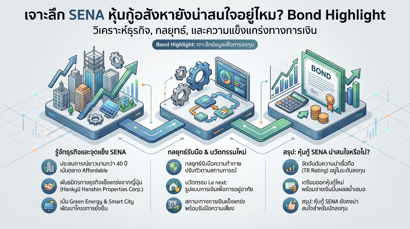 เจาะลึก SENA หุ้นกู้อสังหาฯ: วิเคราะห์ Bond Highlight ฉบับละเอียด