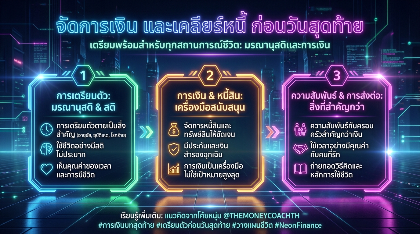 จัดการเงิน เคลียร์หนี้ ก่อนวันสุดท้าย: แนวคิดจากโค้ชหนุ่ม | การเงิน