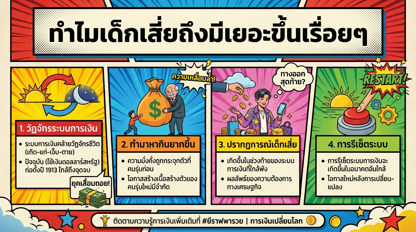 ทำไมเด็กเสี่ยถึงมีเยอะขึ้นเรื่อยๆ: ปรากฏการณ์การเงินที่น่าจับตา #ยีราฟพารวย