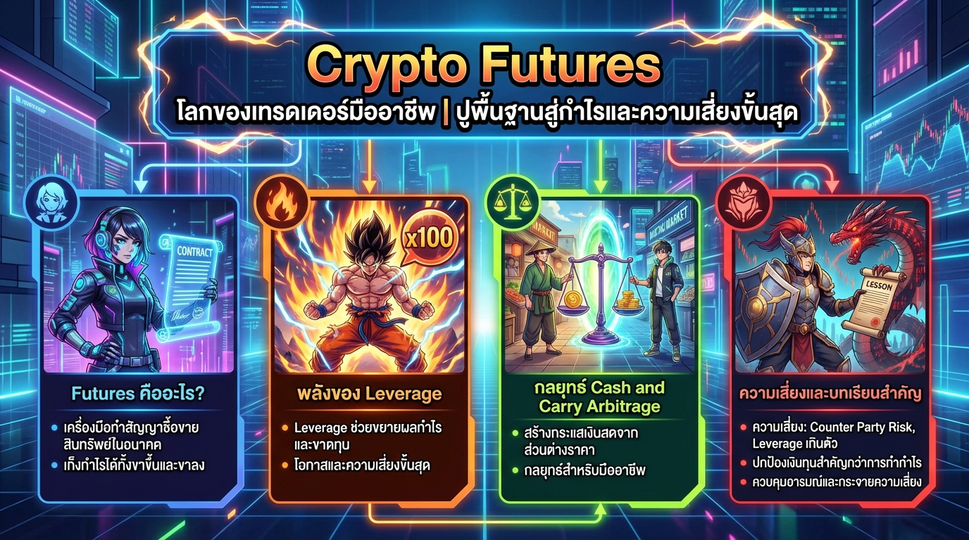 Crypto Futures: เจาะลึกโลกเทรดเดอร์มืออาชีพ | การงง การเงิน