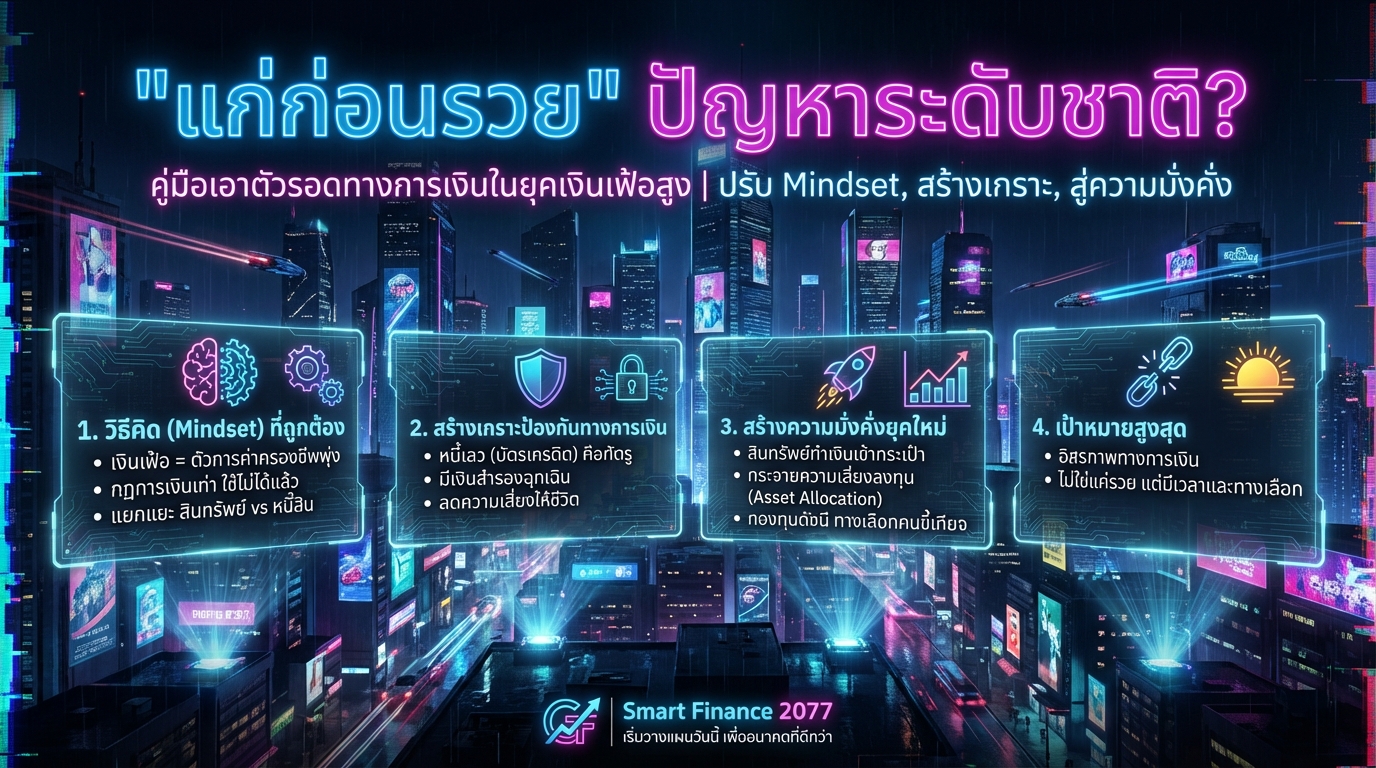 “แก่ก่อนรวย” ปัญหาระดับชาติ? | คู่มือเอาตัวรอดทางการเงิน