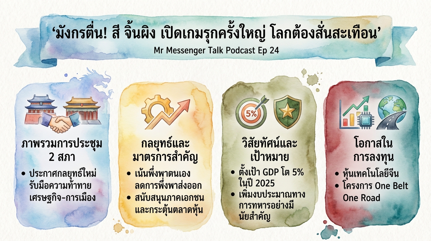 มังกรตื่น! สี จิ้นผิง เปิดเกมรุก โลกต้องสะเทือน | การงง การเงิน