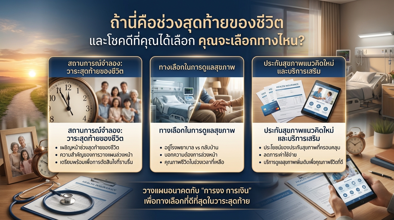 ถ้านี่คือช่วงสุดท้ายของชีวิต: คุณจะเลือกทางไหน? วางแผนอนาคตกับ การงง การเงิน