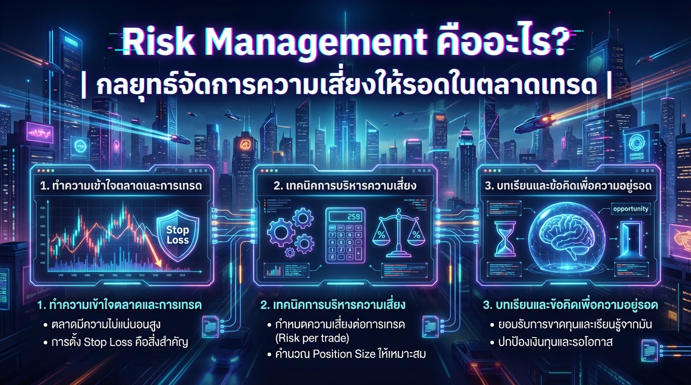Risk Management คืออะไร? กลยุทธ์จัดการความเสี่ยงเทรดให้รอด